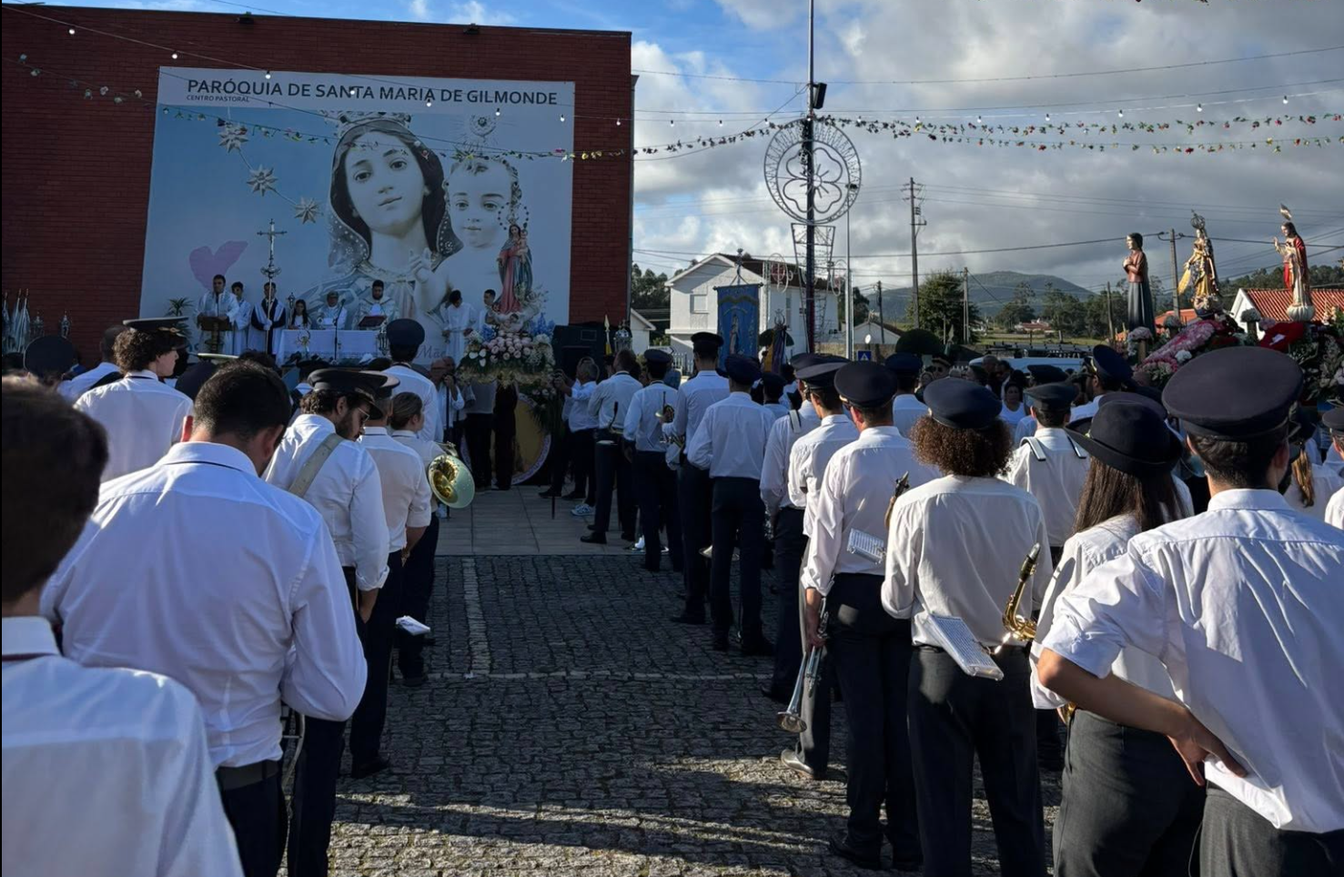 Músicos em apresentação